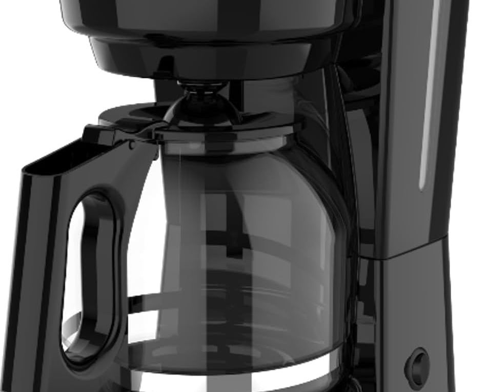 BLACK DECKER 12 Cup Coffee Maker with Easy On Off Switch Easy Pour Non Drip Carafe with Removable Filter Basket Black best seller rank